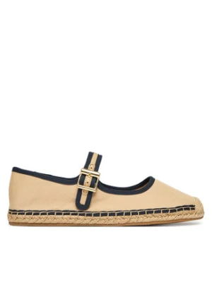 Tommy Hilfiger Espadryle Buckle Maryjane Espadrille FW0FW09239 Brązowy
