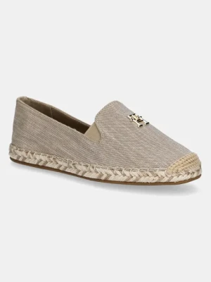 Tommy Hilfiger espadryle CHAMBRAY ESPADRILLE kolor beżowy FW0FW08539