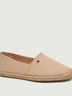 Tommy Hilfiger Espadryle FLAG CANVAS beżowy