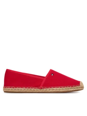 Tommy Hilfiger Espadryle Flag Canvas Espadrille FW0FW08541 Czerwony
