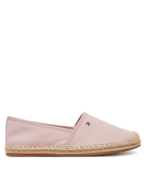 Tommy Hilfiger Espadryle Flag Canvas Espadrille FW0FW08541 Różowy