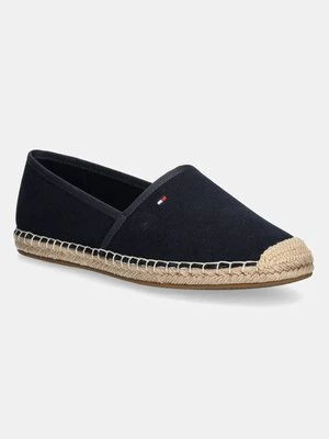 Tommy Hilfiger espadryle FLAG CANVAS ESPADRILLE kolor granatowy FW0FW08541