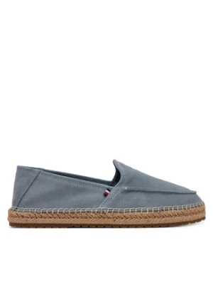 Tommy Hilfiger Espadryle Hilfiger Flex Espa Suede Loafer FM0FM05392 Szary