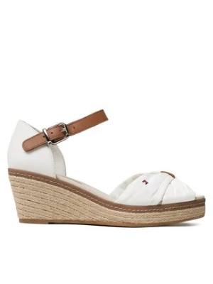 Tommy Hilfiger Espadryle Iconic Elba Sandal FW0FW00906 Biały