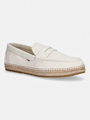 Tommy Hilfiger espadryle męskie zamszowe FLEXIBLE HILFIGER SDE ESPADRILLE