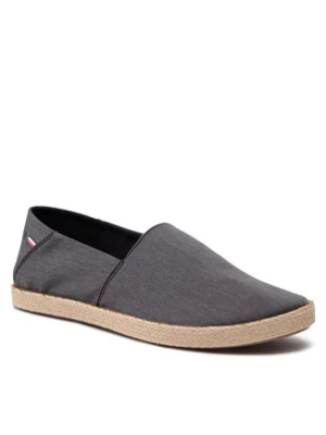 Zdjęcie produktu Tommy Hilfiger Espadryle Recycled Chambray Slip On FM0FM03966 Szary