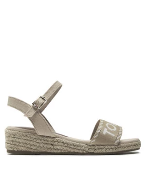 Tommy Hilfiger Espadryle Rope Wedge Sandal T3A7-33287-0890 M Beżowy