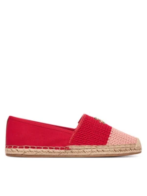 Tommy Hilfiger Espadryle Script Crochet Espadrille FW0FW09502 Czerwony