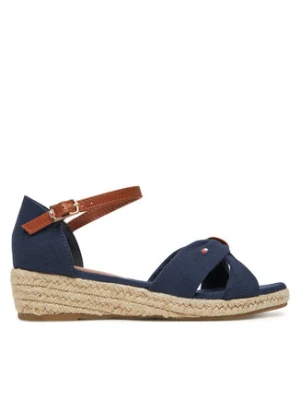 Tommy Hilfiger Espadryle T3A7-33801-0048 S Granatowy