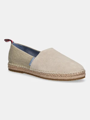 Tommy Hilfiger espadryle TH FLEX MIX ESPADRILLE kolor beżowy FM0FM05497