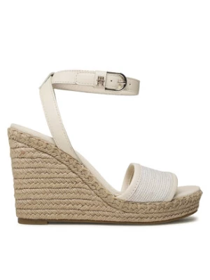 Tommy Hilfiger Espadryle Th Woven High Wedge FW0FW07344 Beżowy