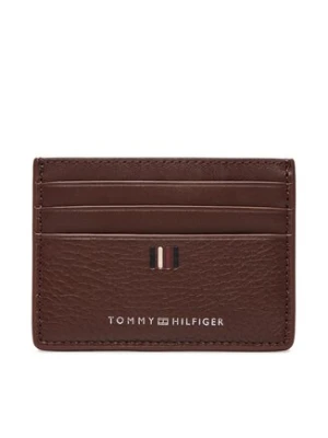 Tommy Hilfiger Etui na karty kredytowe Th Central Cc Holder AM0AM11858 Brązowy