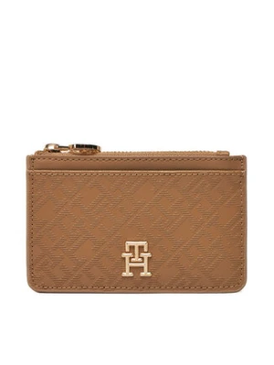 Tommy Hilfiger Etui na karty kredytowe Th Distinct Long Cc Holder Mono AW0AW17401 Brązowy