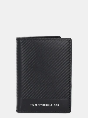 Tommy Hilfiger etui na karty skórzane kolor czarny AM0AM13511