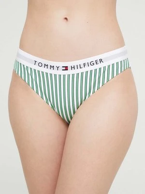 Tommy Hilfiger figi kąpielowe kolor zielony miękka miseczka