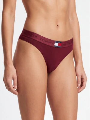 Tommy Hilfiger Figi klasyczne UW0UW06683 Czerwony ciemny