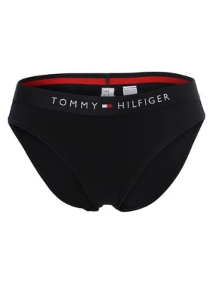 Tommy Hilfiger Figi Kobiety Bawełna niebieski jednolity,