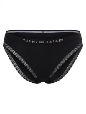 Tommy Hilfiger Figi Kobiety Sztuczne włókno niebieski jednolity,