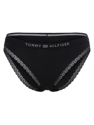 Tommy Hilfiger Figi Kobiety Sztuczne włókno niebieski jednolity, S/M