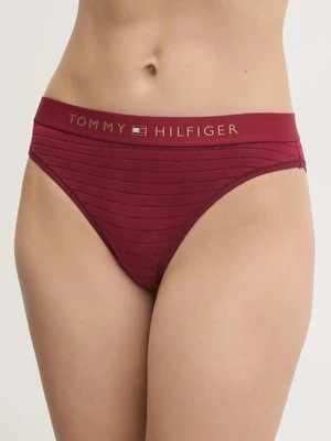 Tommy Hilfiger figi kolor bordowy z bawełny UW0UW05588