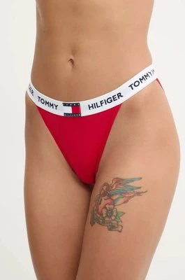 Tommy Hilfiger figi kolor czerwony z koronki UW0UW05622