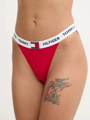 Tommy Hilfiger figi kolor czerwony z koronki UW0UW05622