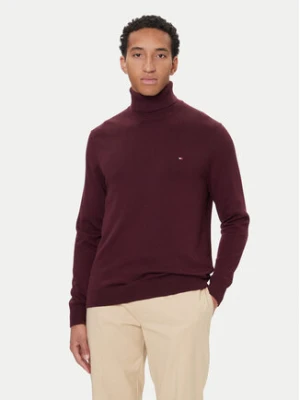 Tommy Hilfiger Golf MW0MW28048 Bordowy Regular Fit