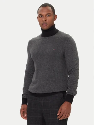 Tommy Hilfiger Golf MW0MW40446 Szary Regular Fit