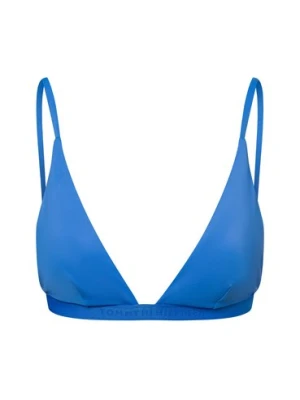 Tommy Hilfiger Góra od bikini dla kobiet - Triangle Kobiety niebieski jednolity,