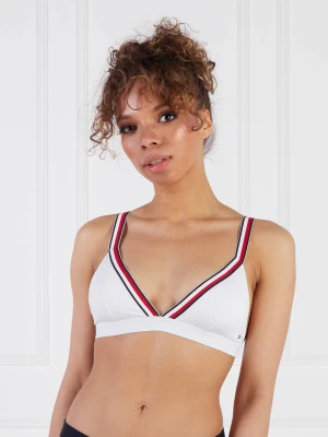 Tommy Hilfiger Góra od bikini TH GLOBAL STRIPE-S biały