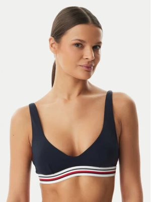 Tommy Hilfiger Góra od bikini UW0UW06351 Granatowy