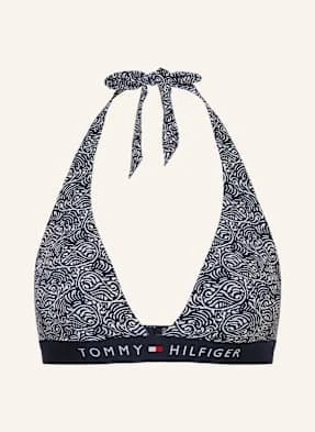 Tommy Hilfiger Góra Od Bikini Wiązana Na Szyi blau