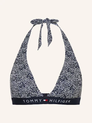 Tommy Hilfiger Góra Od Bikini Wiązana Na Szyi blau