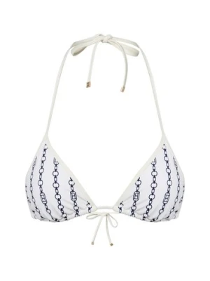 Tommy Hilfiger Góra od bikinigo Kobiety biały wzorzysty,