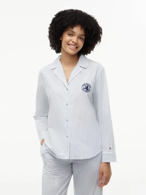 Tommy Hilfiger Góra od piżamy | Relaxed fit błękitny