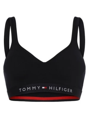 Tommy Hilfiger Gorset damski Kobiety Bawełna niebieski jednolity,