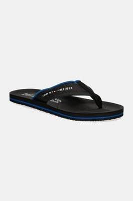 Tommy Hilfiger japonki COMFORT HILFIGER BEACH SANDAL męskie kolor czarny FM0FM05235