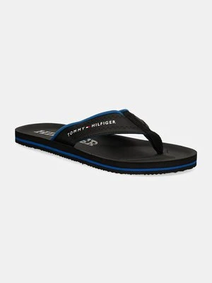 Tommy Hilfiger japonki COMFORT HILFIGER BEACH SANDAL męskie kolor czarny FM0FM05235