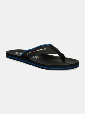 Tommy Hilfiger japonki COMFORT HILFIGER BEACH SANDAL męskie kolor czarny FM0FM05235
