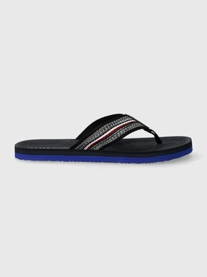 Tommy Hilfiger japonki COMFORT HILFIGER BEACH SANDAL męskie kolor granatowy FM0FM04910