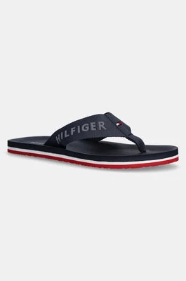 Tommy Hilfiger japonki COMFORT HILFIGER BEACH SANDAL męskie kolor granatowy FM0FM05341