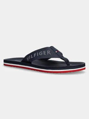 Tommy Hilfiger japonki COMFORT HILFIGER BEACH SANDAL męskie kolor granatowy FM0FM05341