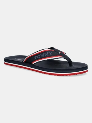 Tommy Hilfiger japonki COMFORT TH BEACH SANDAL męskie kolor granatowy FM0FM05510