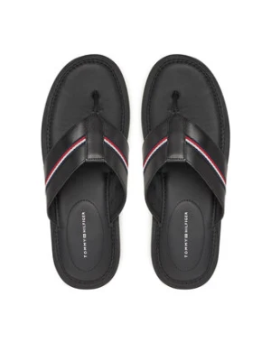 Tommy Hilfiger Japonki Core Hilfiger Toe Post Lh Sandal FM0FM05416 Czarny
