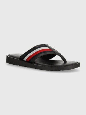 Tommy Hilfiger japonki CORE TOE POST SANDAL męskie kolor czarny FM0FM05011