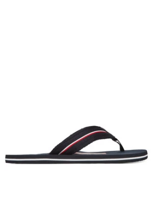 Tommy Hilfiger Japonki Corporate Hilfiger Beach FM0FM05436 Granatowy