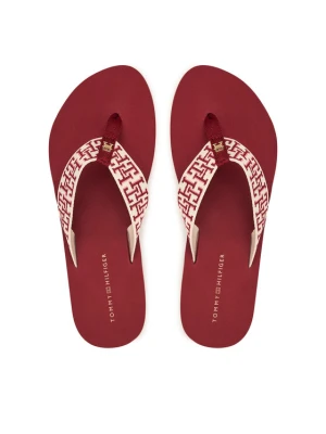 Tommy Hilfiger Japonki Corportate Sandal FW0FW09610 Czerwony