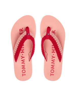 Tommy Hilfiger Japonki CROCHET SUMMER SANDA FW0FW09417 Różowy