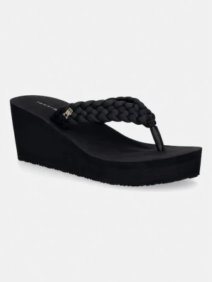 Tommy Hilfiger japonki damskie TH WEDGE BRAIDED SUMMER