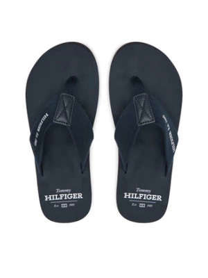 Tommy Hilfiger Japonki Hilfiger 85 Beach Sandal FM0FM05339 Granatowy